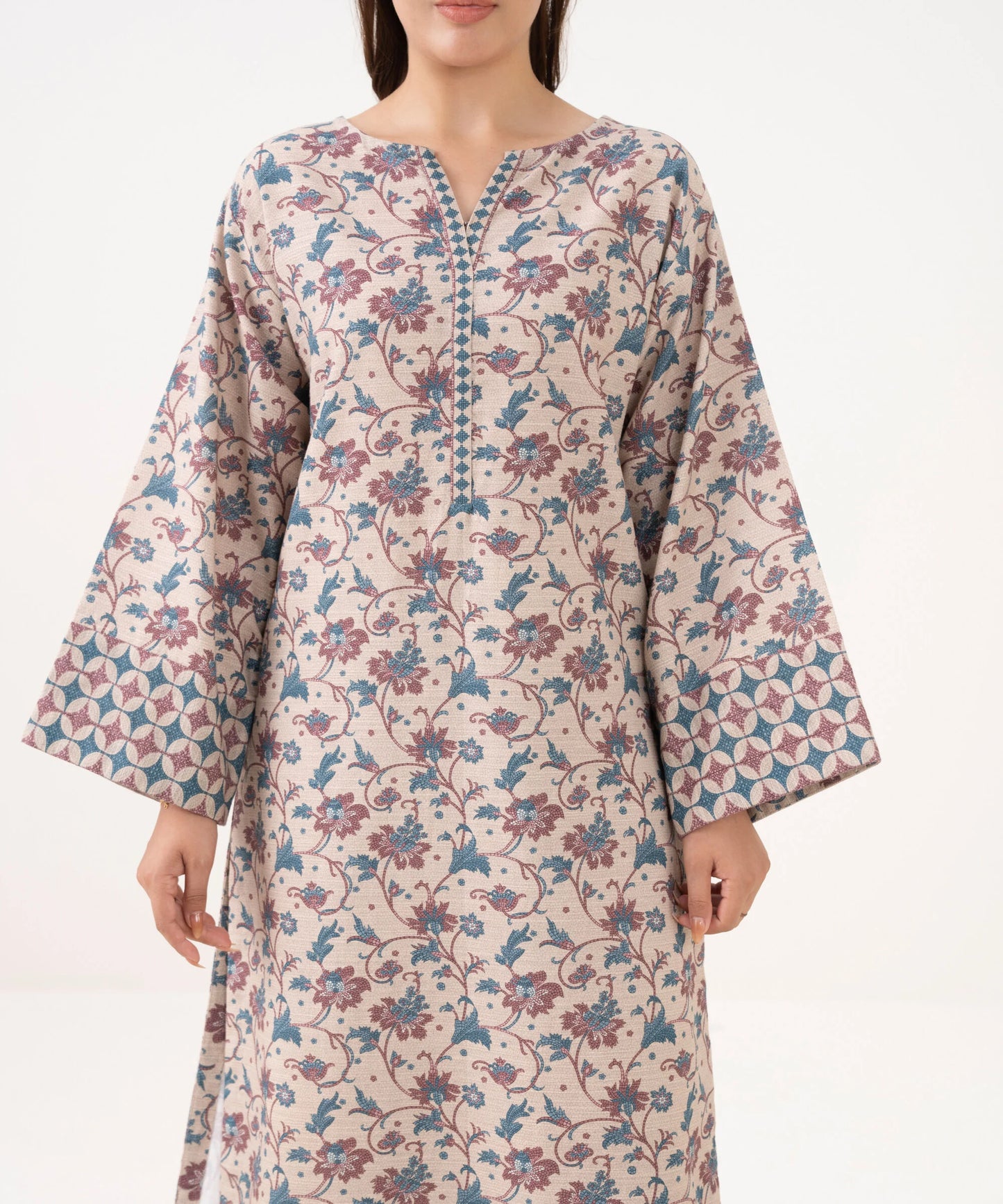 Sapphire Khaddar Three Piece Suit SP-KHD-WHT03