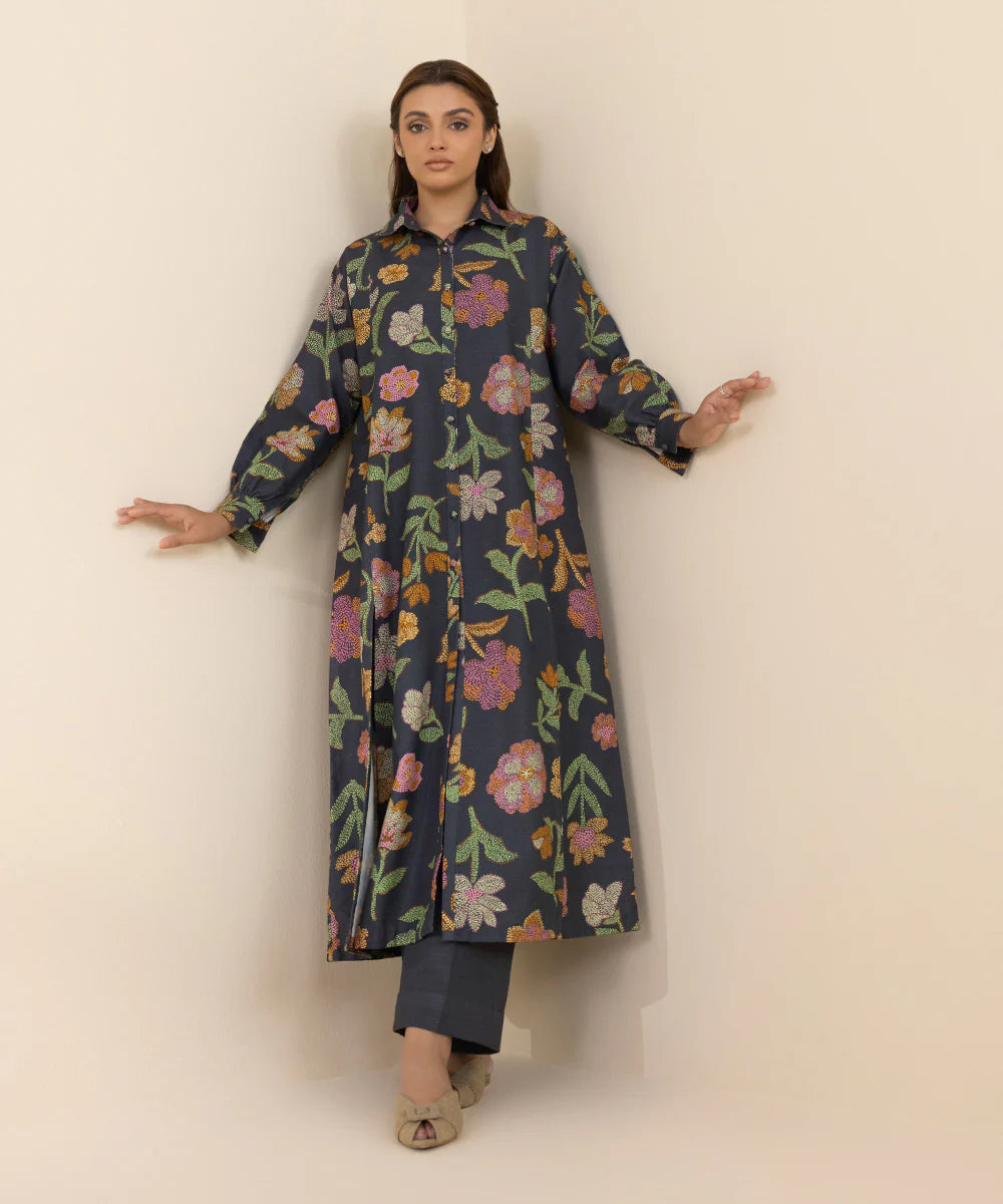 Uznau Winter Linen Three Piece Suit UZ-LNN-PRP05