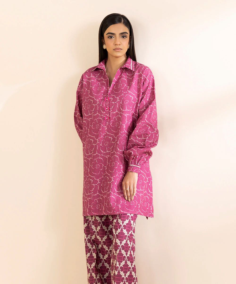 Sapphire Khaddar Three Piece Suit SP-KHD-PNK01