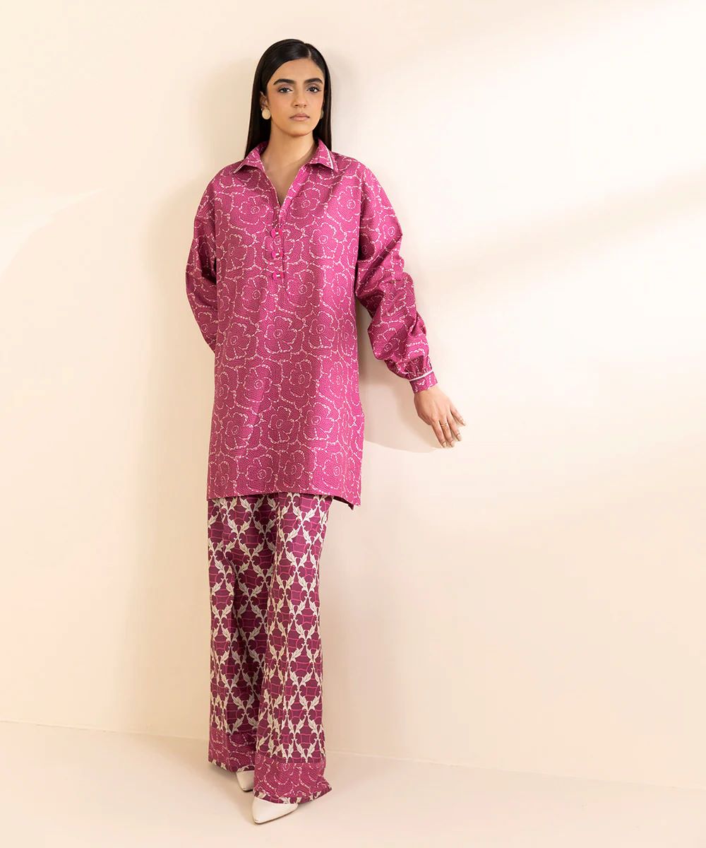 Sapphire Khaddar Three Piece Suit SP-KHD-PNK01