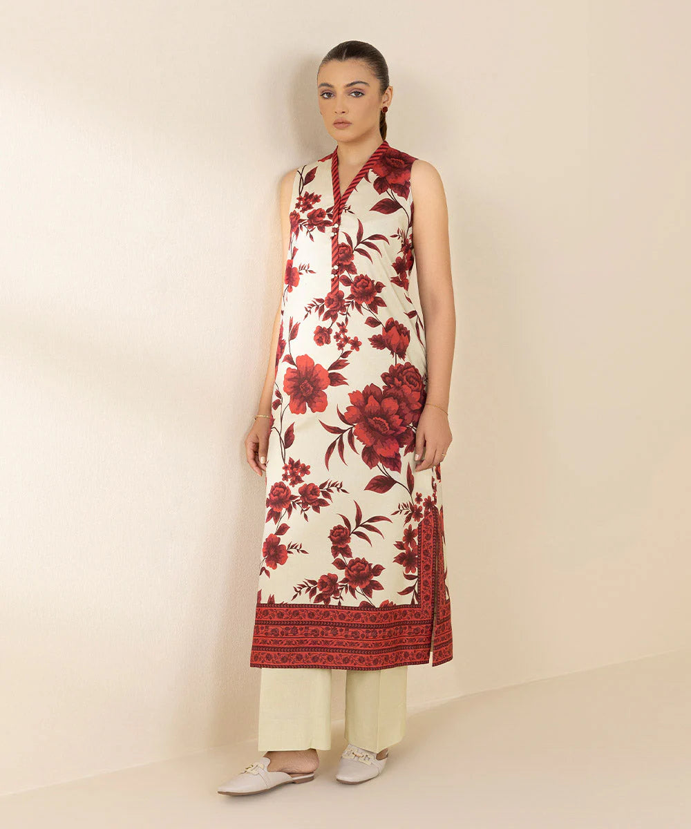 Sapphire Cotton Viscose Three Piece Suit SP-VC-RD01