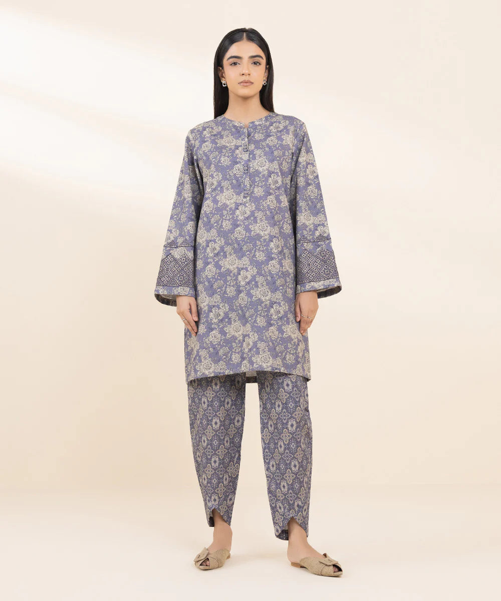 Sapphire Khaddar Three Piece Suit SP-KHD-PRP04