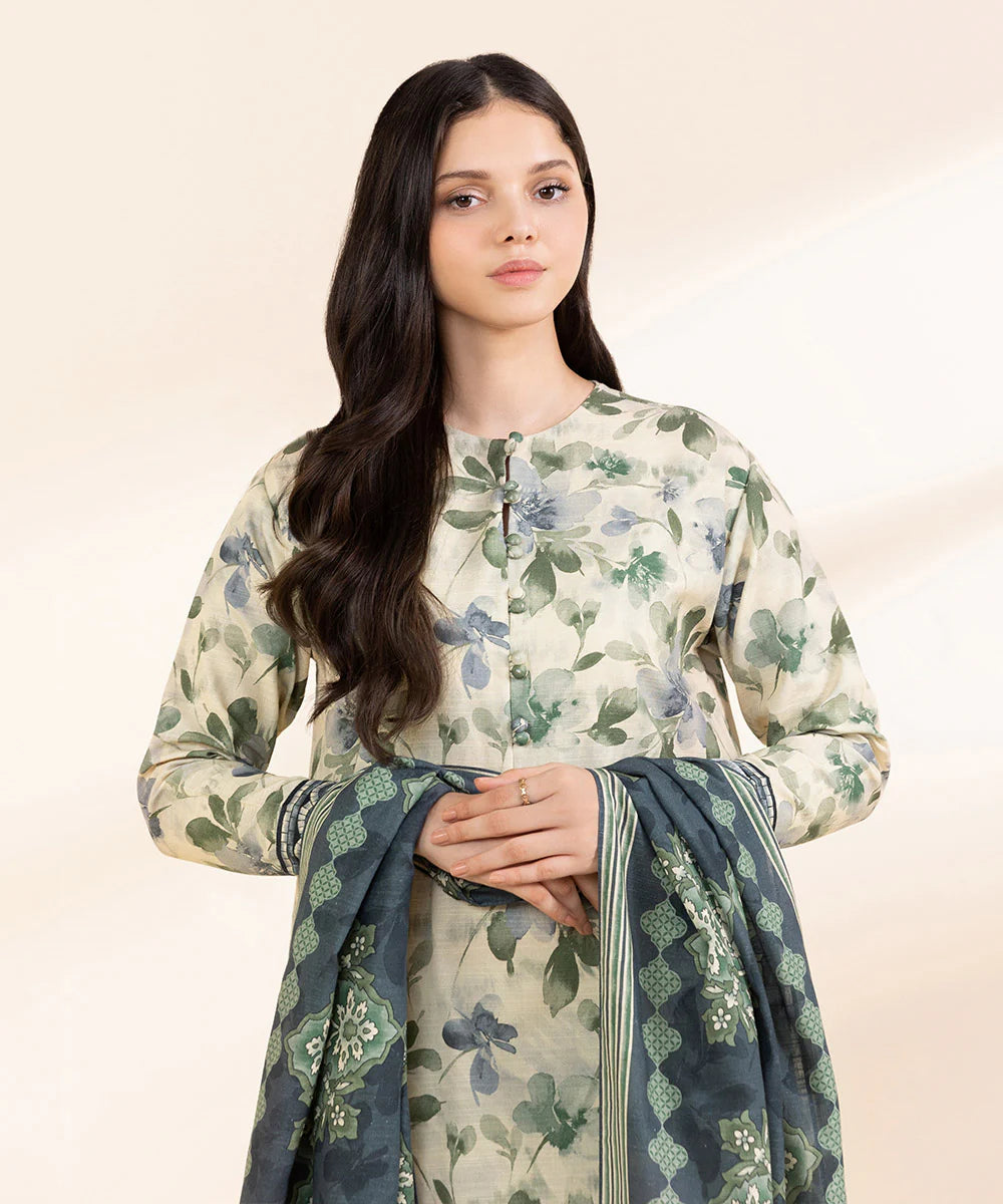 Sapphire Khaddar Three Piece Suit SP-KHD-GR01