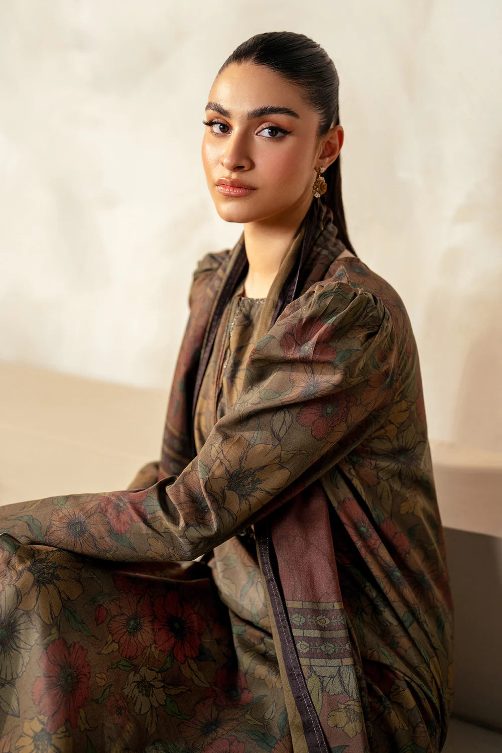 Baroque Slub Linen Three Piece Suit BR-LNN-BR01