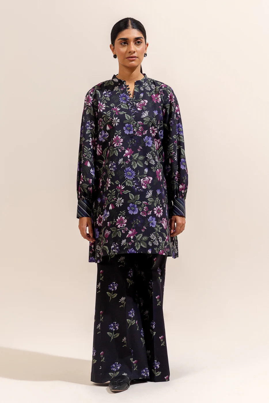 Beechtree Linen Three Piece Suit BT-LNN-BLK01