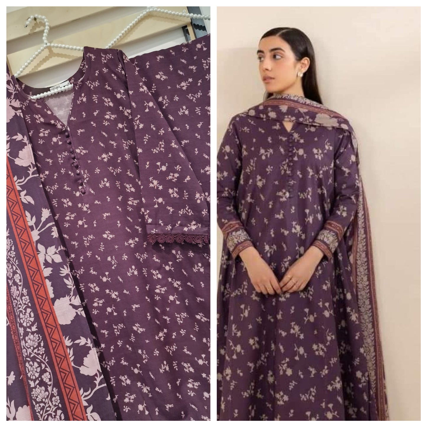 Uznau Dhanak Wool Three Piece Suit UZ-DH-PRP03