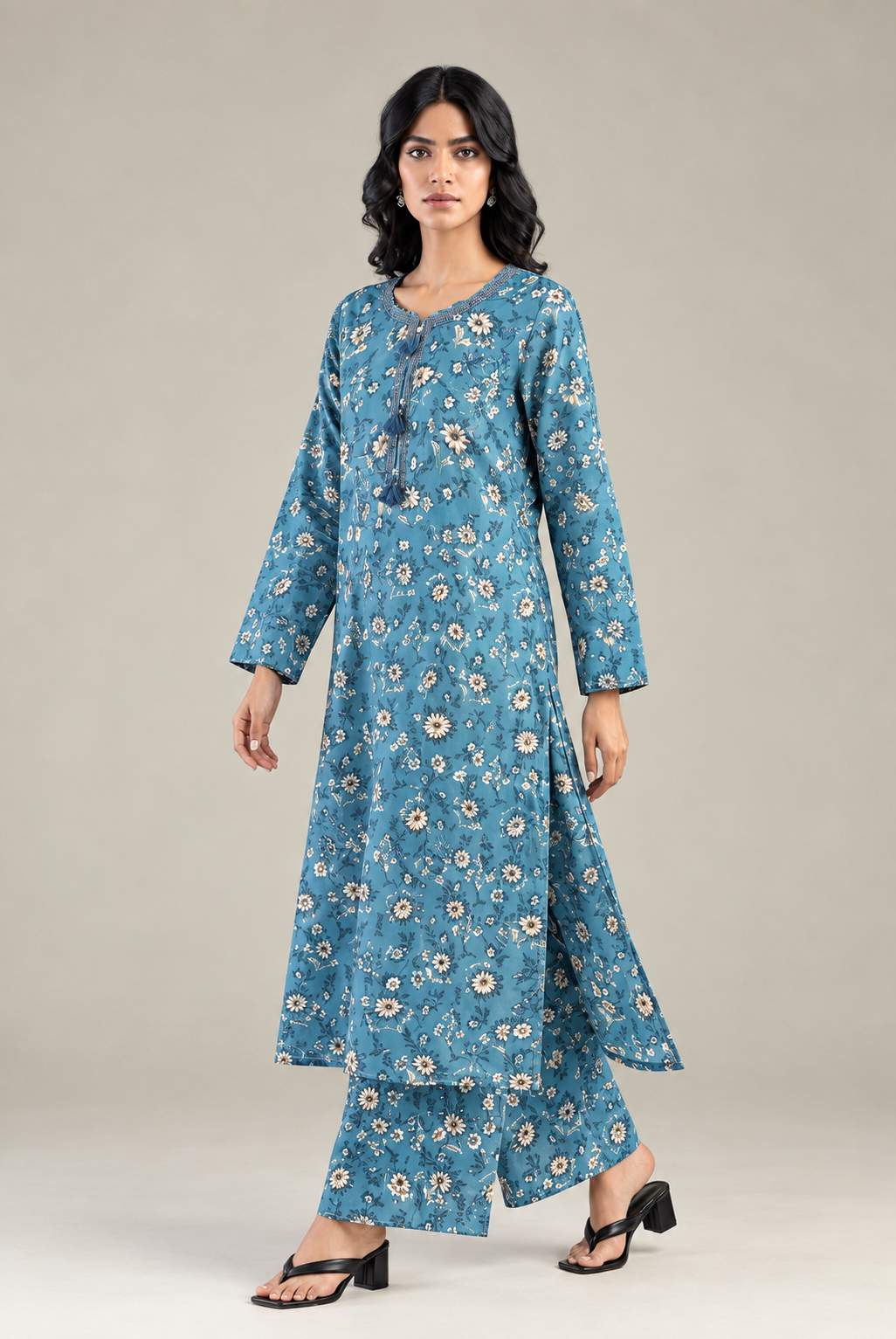 Uznau Linen Two Piece Co-ord set UZ-LNN-FR03