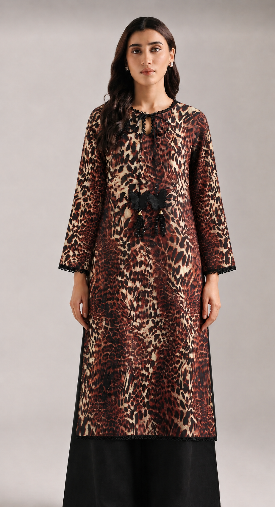 Uznau Linen Two Piece Co ord Set UZ-LNN-BR030
