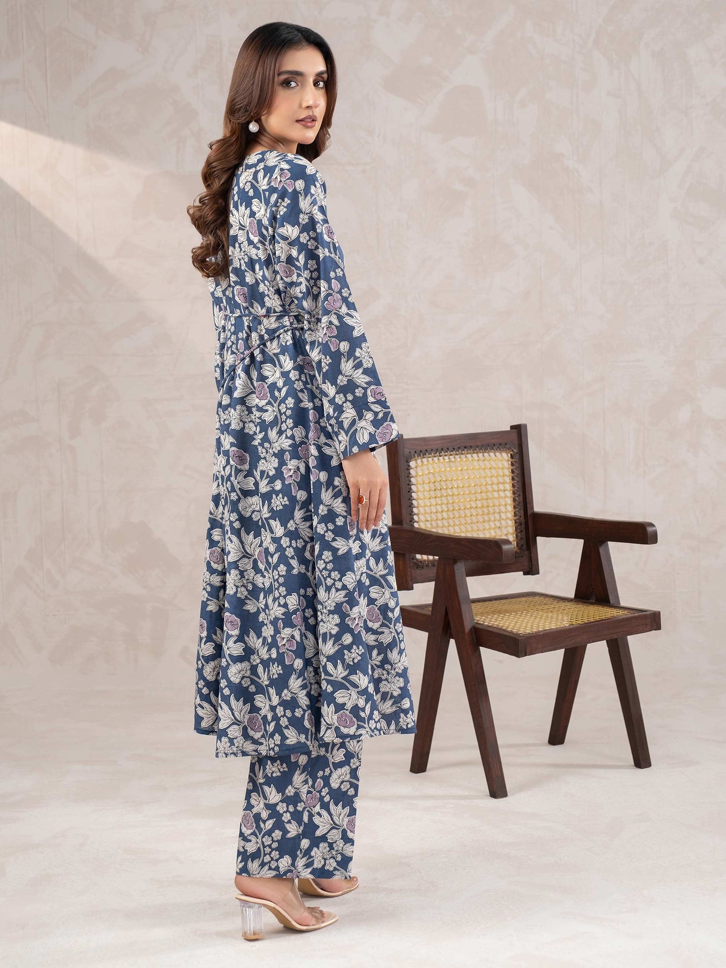 Limelight Khaddar Three Piece Suit LT-BLU-01