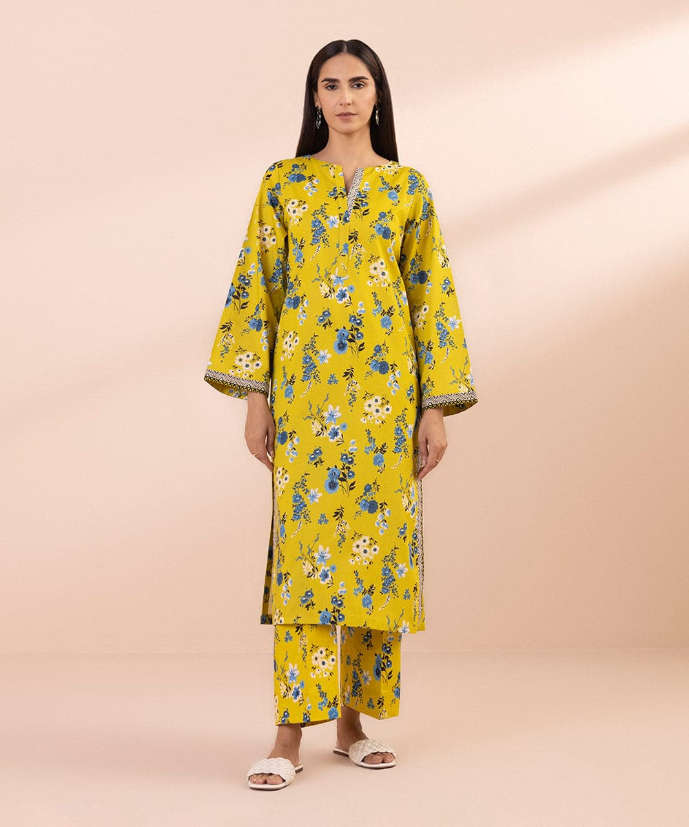Sapphire Lawn Three Piece Suit SP-LWN-YL02
