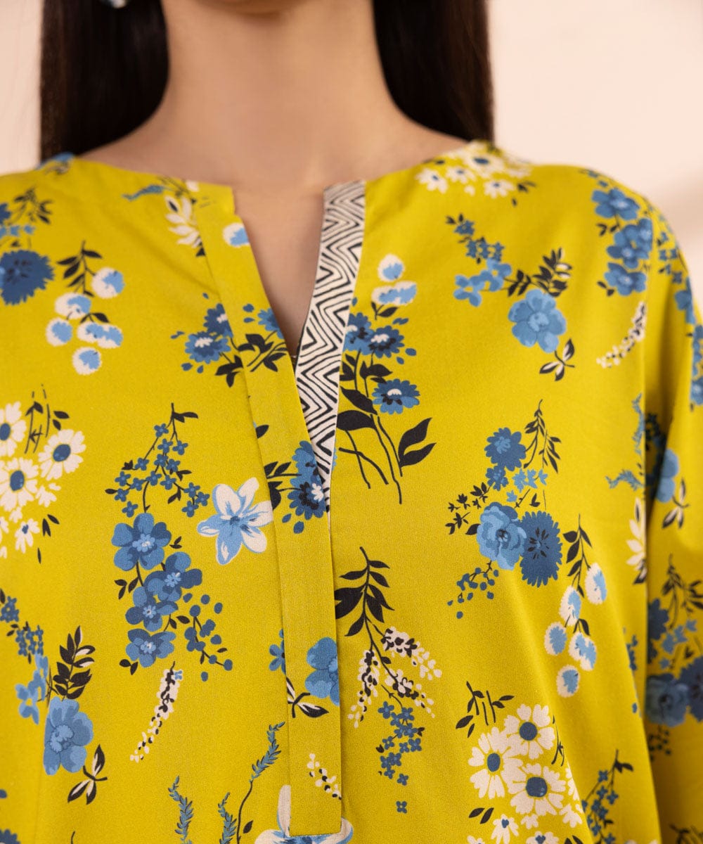 Sapphire Lawn Three Piece Suit SP-LWN-YL02