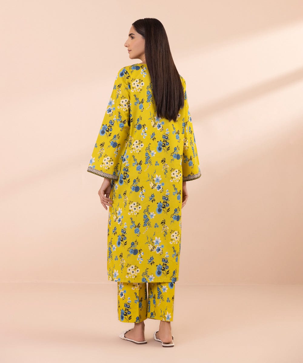 Sapphire Lawn Three Piece Suit SP-LWN-YL02
