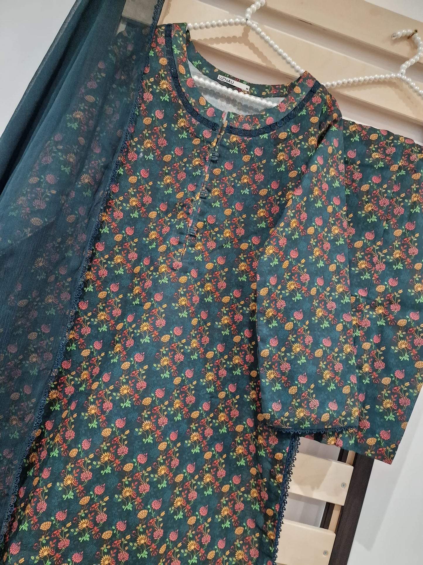 Uznau Khaddar Three Piece Suit UZ-KHD-GR04
