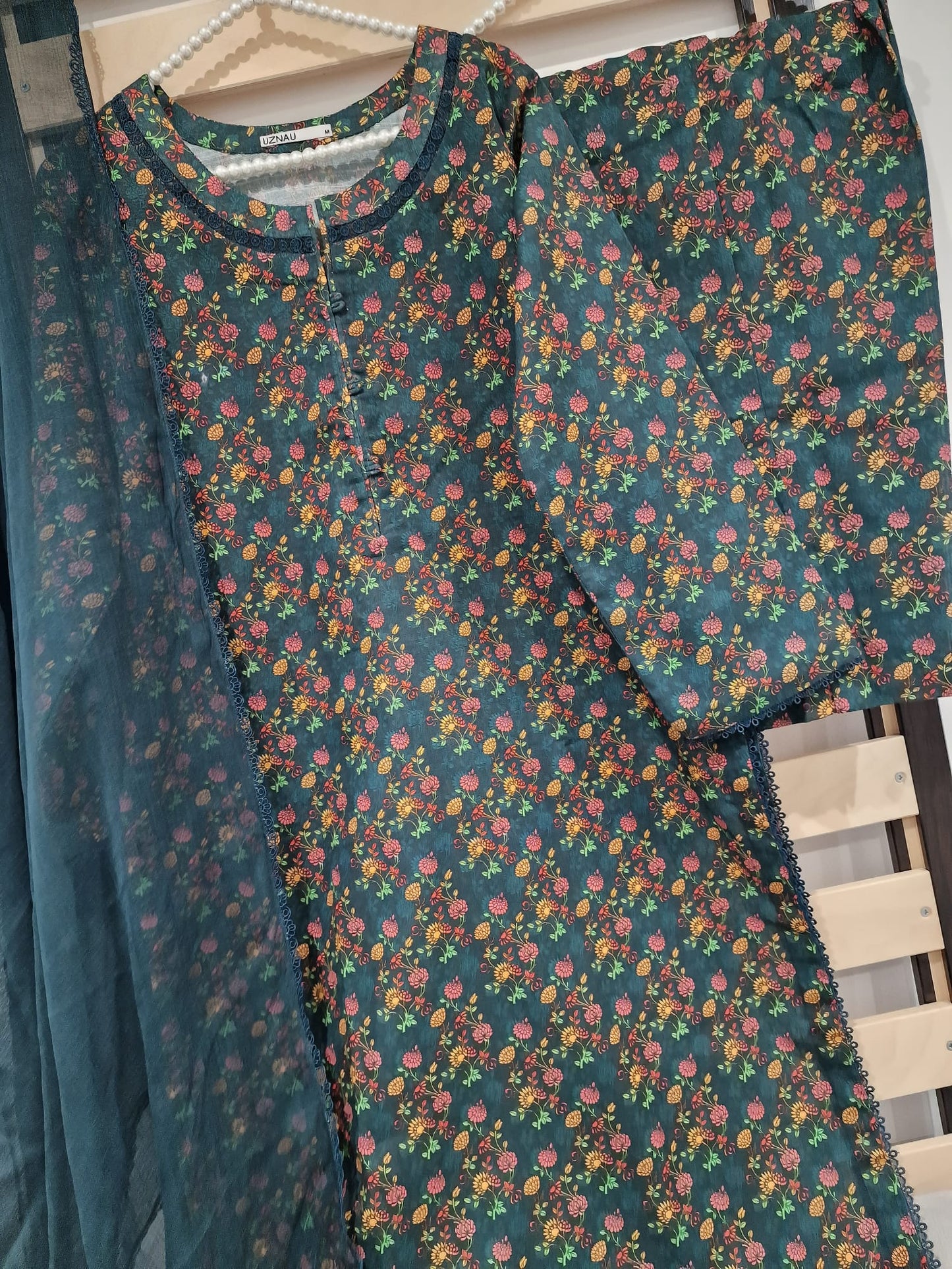 Uznau Khaddar Three Piece Suit UZ-KHD-GR04