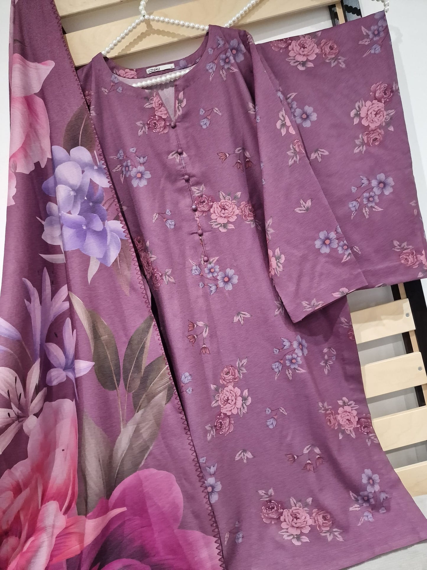 Uznau Dhanak Three Piece Suit UZ-DH-PNK01