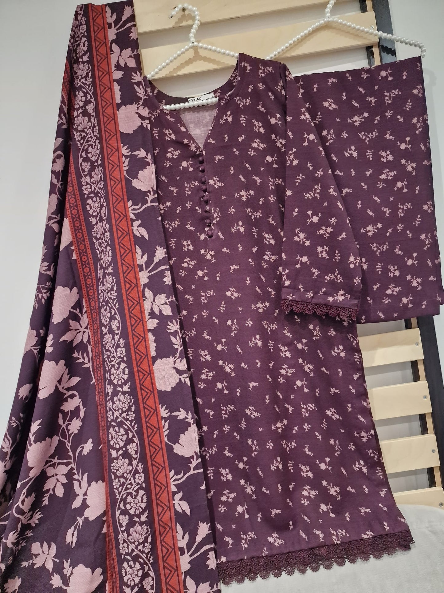 Uznau Dhanak Wool Three Piece Suit UZ-DH-PRP03