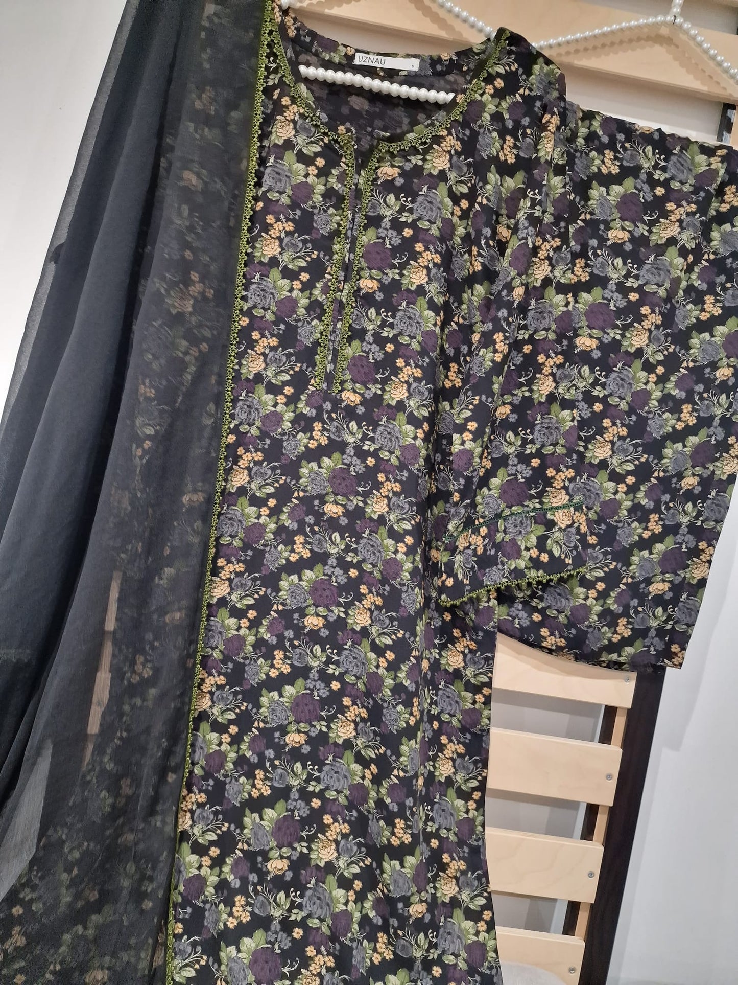 Uznau Linen Three Piece Suit UZ-LNN-GR05