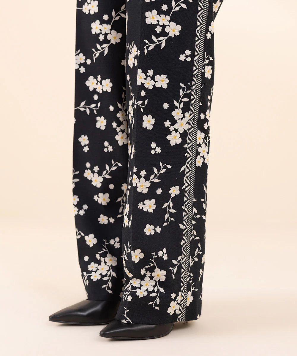Sapphire Printed Khaddar Three Piece Suit SP-KHD-BLK01