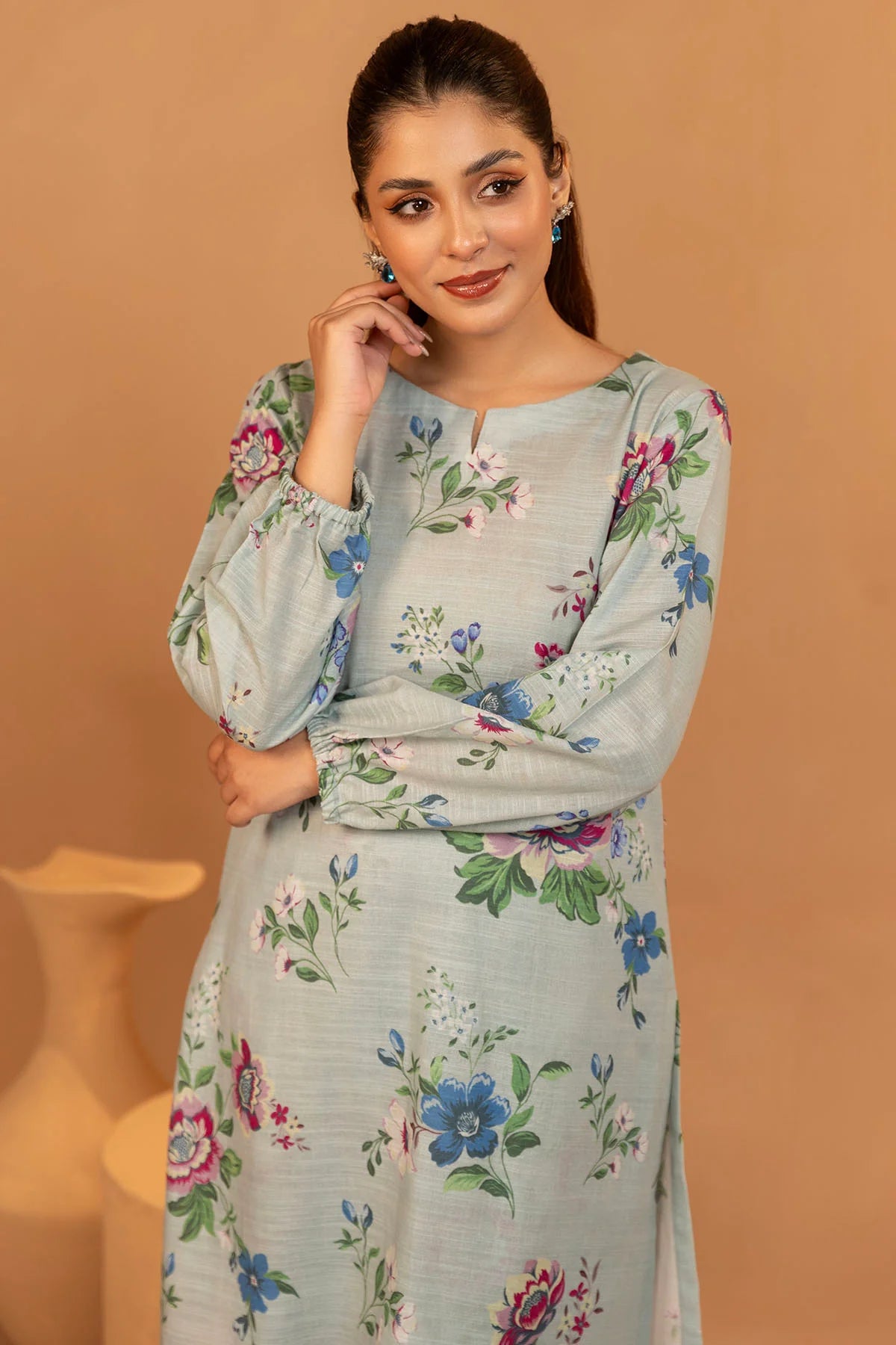 Motifz Khaddar Three Piece Suit MT-KHD-BLU01