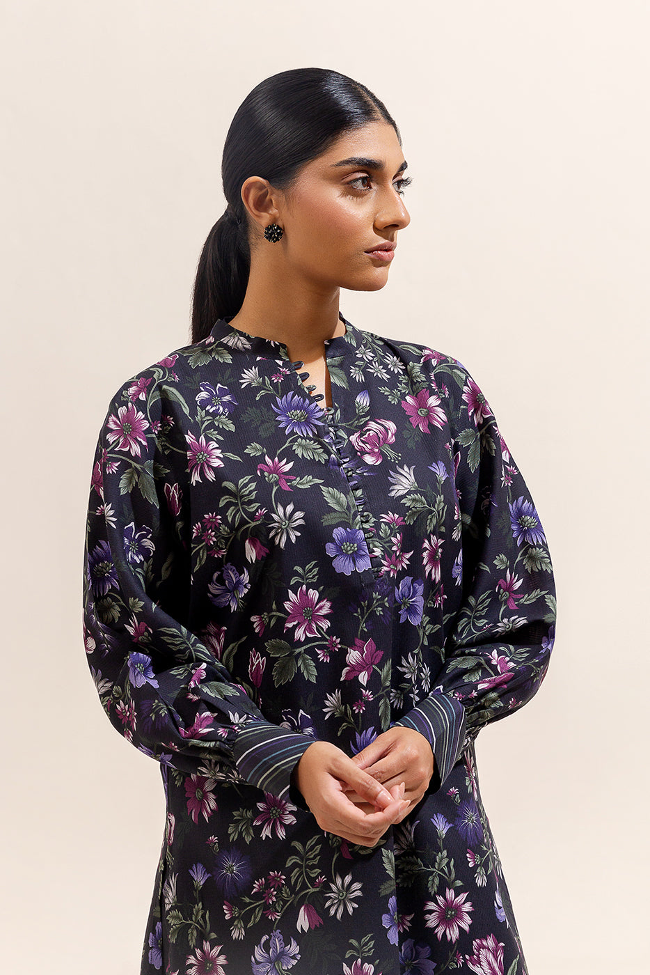 Beechtree Linen Three Piece Suit BT-LNN-BLK01