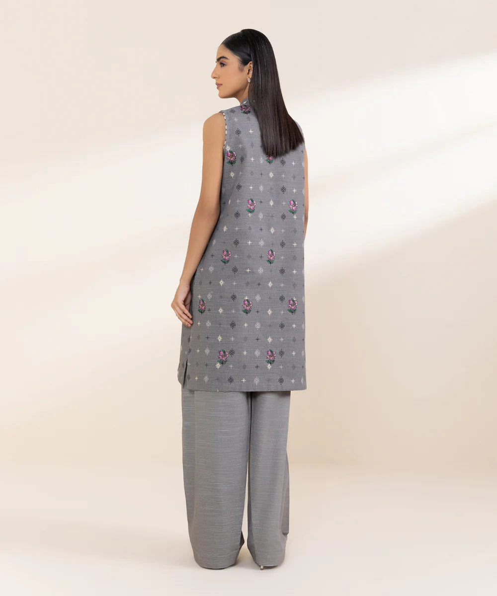 Sapphire Khaddar Three Piece Suit SP-KHD-GRY04