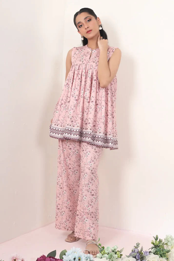 Uznau Khaddar Three Piece Suit UZ-KHD-PNK01