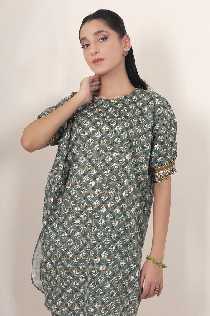 Uznau Khaddar Three Piece Suit UZ-KHD-GR01