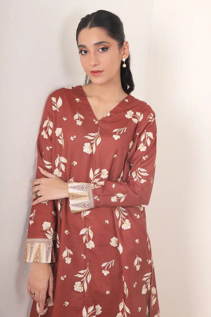 Uznau Khaddar Three Piece Suit UZ-KHD-RD01