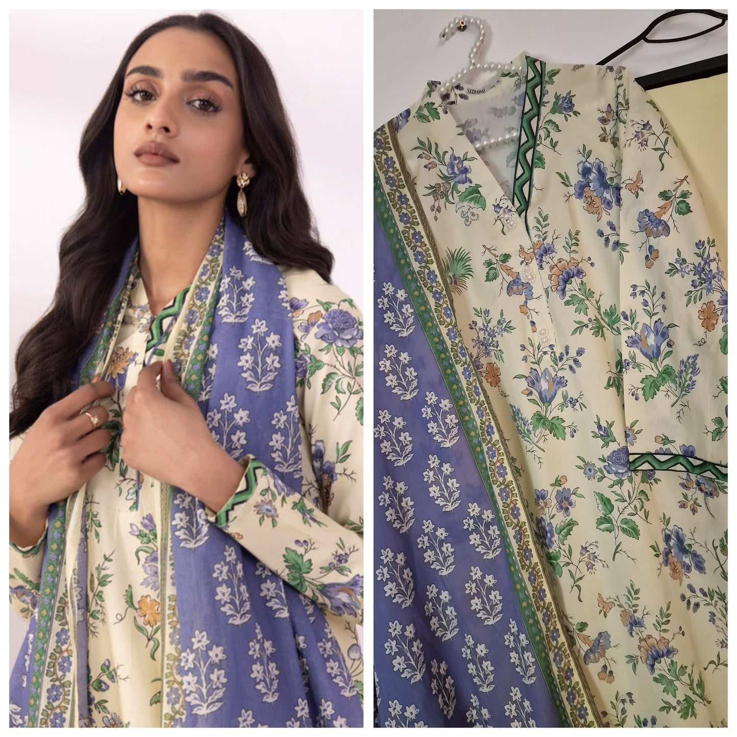 Sapphire Lawn Summer Kameeez Trouser Dupatta Traditional Wear SP-LWN-YL04