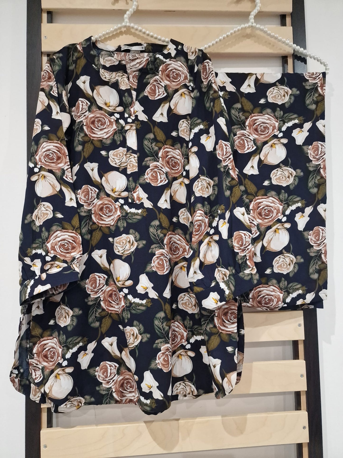 Uznau Linen Co-ord Two Piece Suit UZ-LNNCO-BLK02