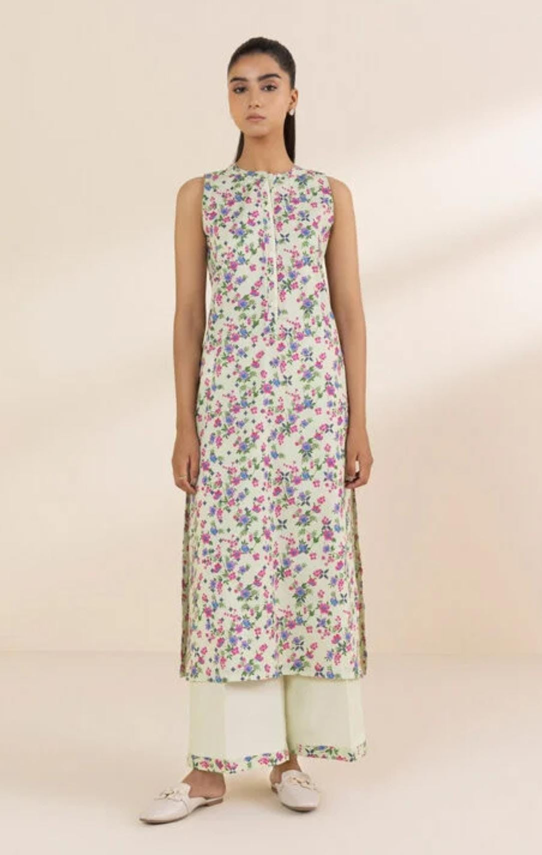 Sapphire Lawn Three Piece Suit SP-LWN-WHT04