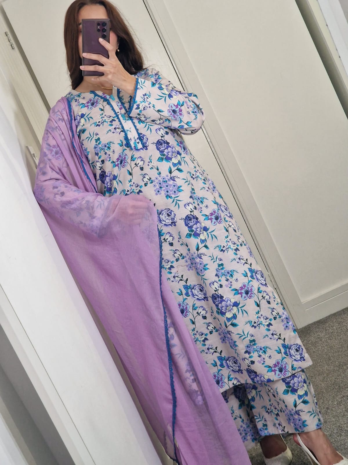Uznau Khaddar Three Piece Suit UZ-KHD-PRP06