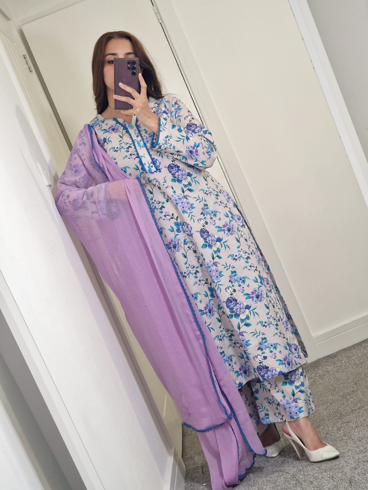 Uznau Khaddar Three Piece Suit UZ-KHD-PRP06