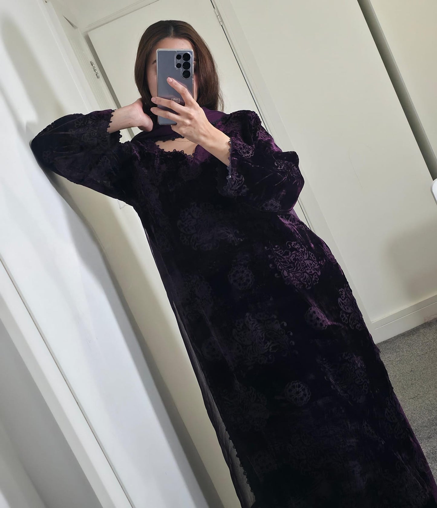 Uznau Palachi Three Piece Suit With Velvet Trouser UZ-PL-PRP01