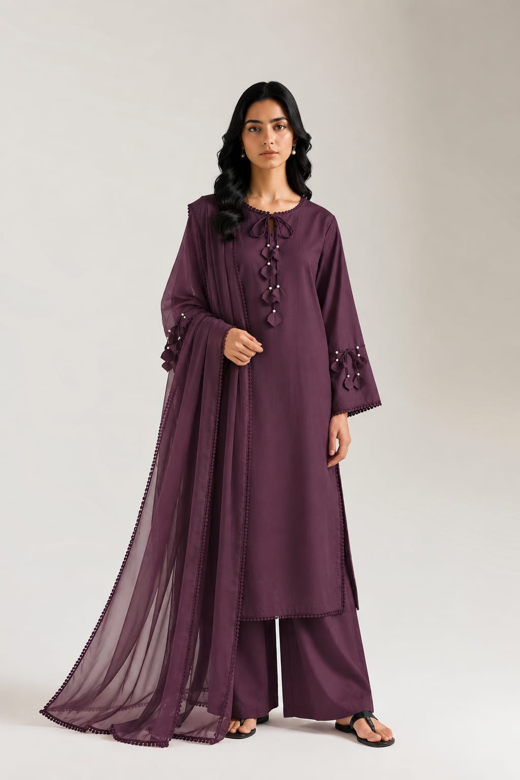 Uznau Winter Linen Three Piece Suit UZ-LNN-PRP022