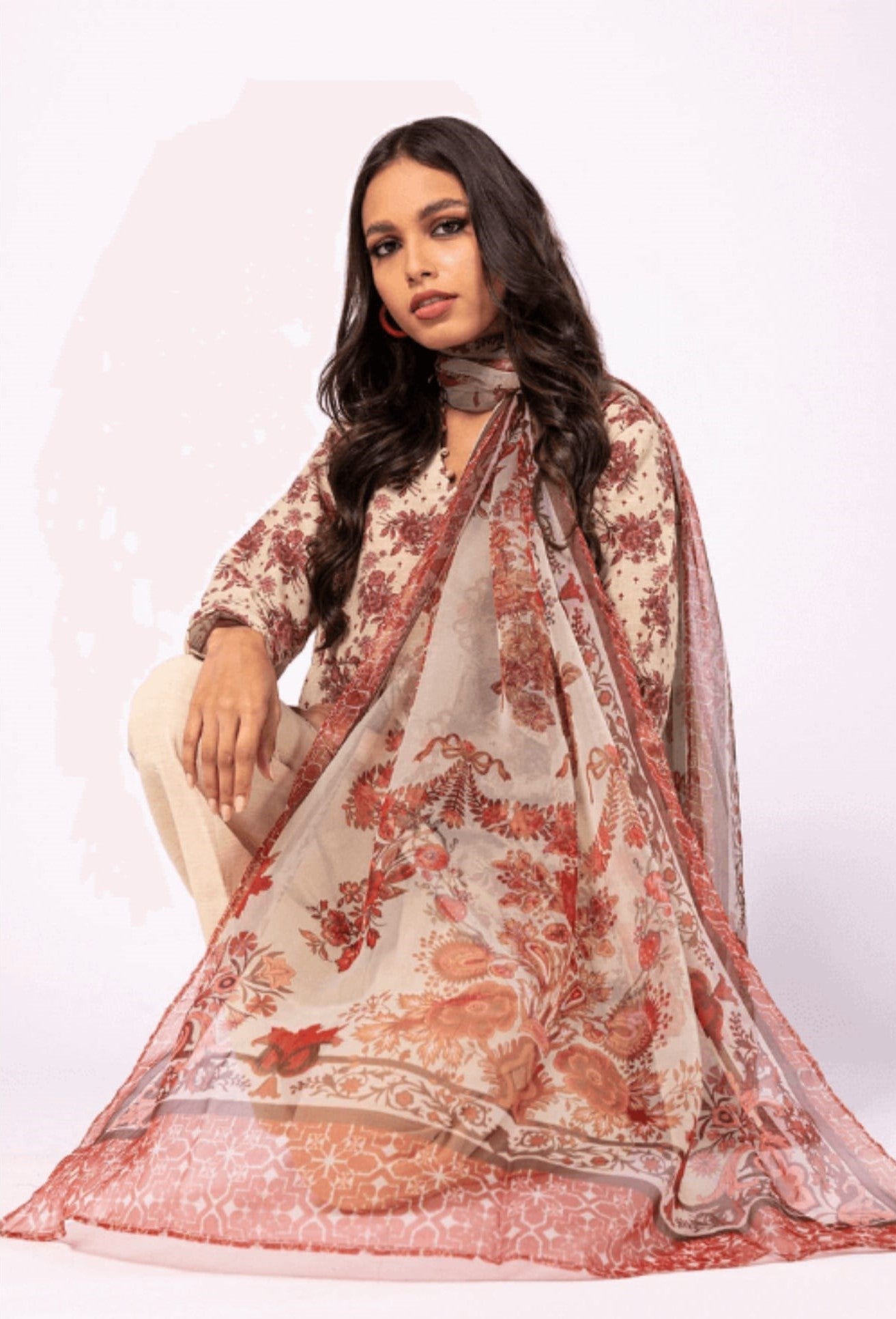 Khaadi Khaddar Three Piece Suit KH-KHD-BR01