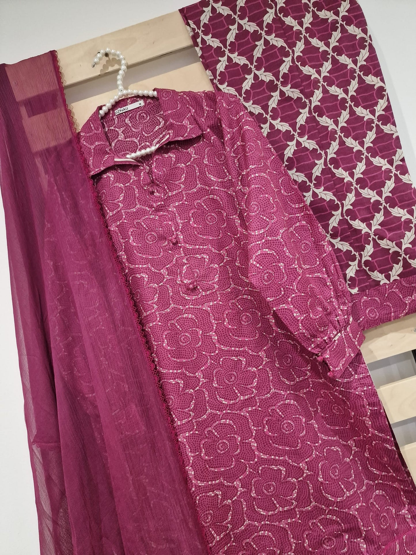Sapphire Khaddar Three Piece Suit SP-KHD-PNK01