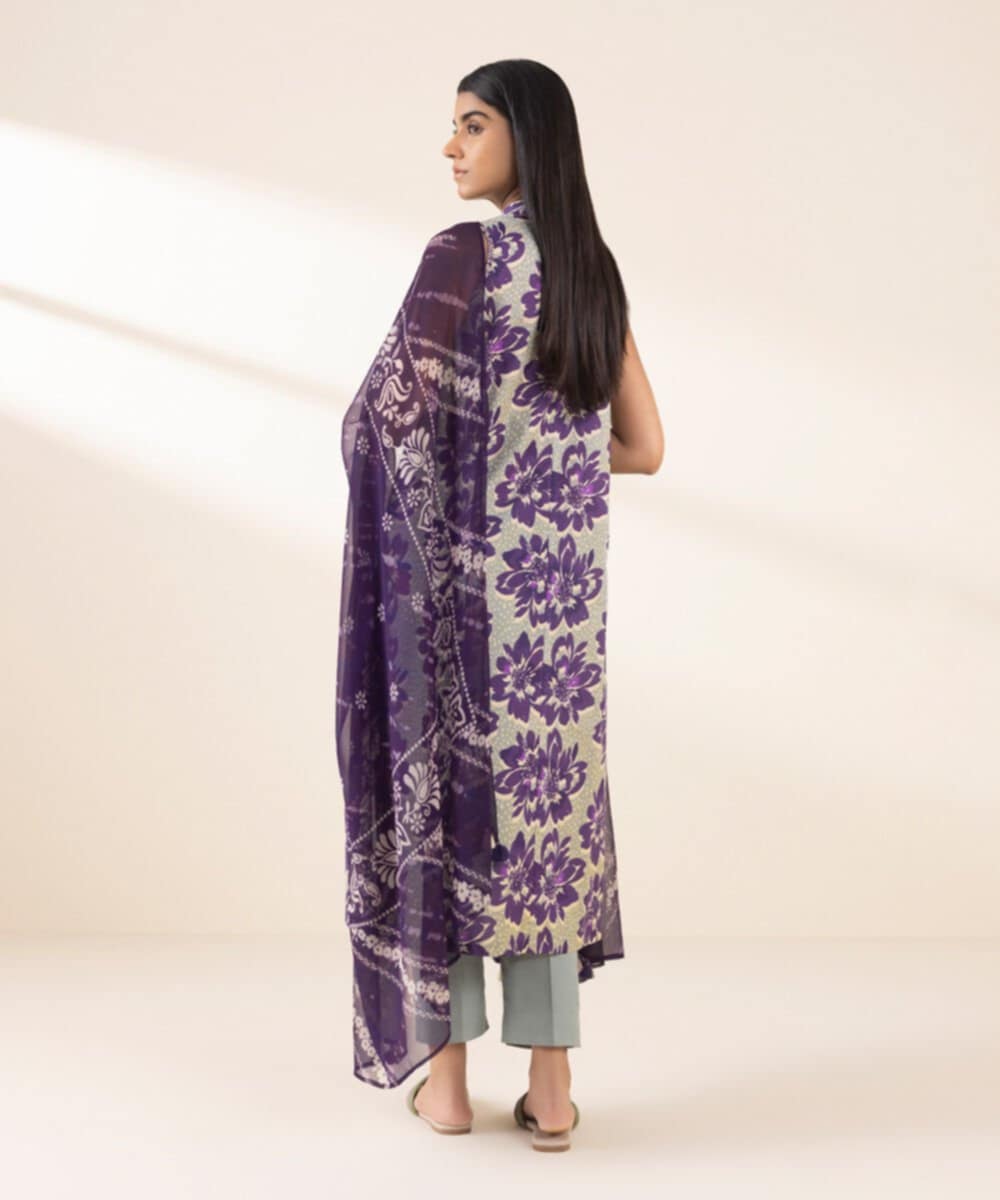 Sapphire Summer Lawn Three Piece Suit SP-LWN-GR05