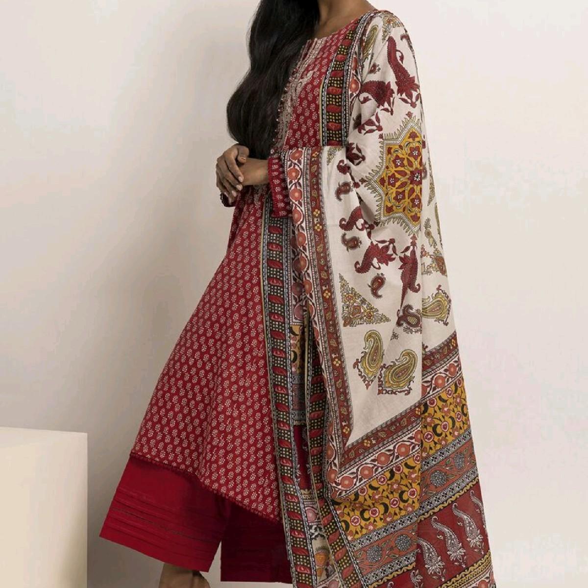 khaadi summer lawn Pakistani trouser kameez dupatta tailored stiched Traditional Clothing