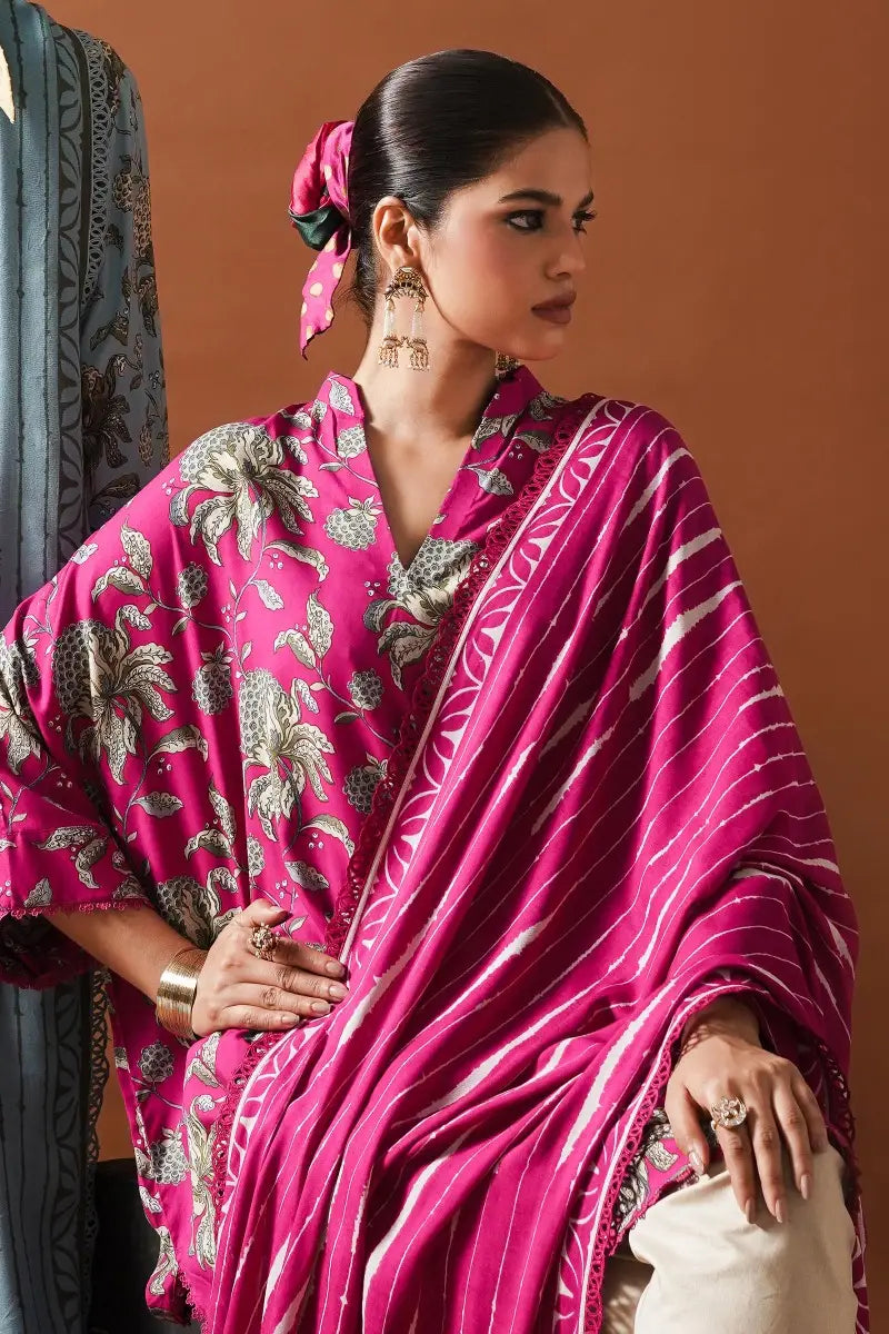 Sana Safinaz linen Pakistani trouser kameez dupatta Traditional Clothing