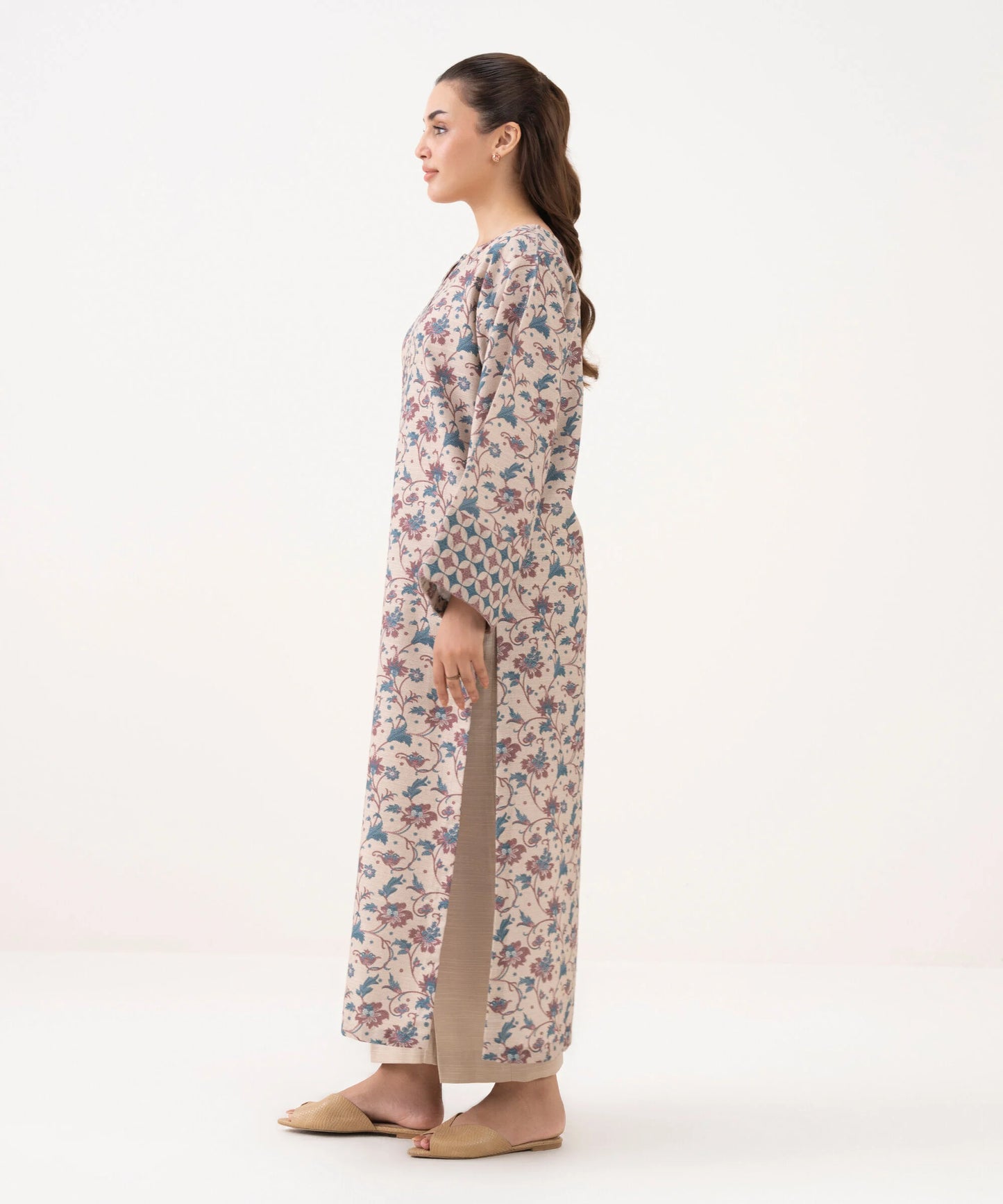Sapphire Khaddar Three Piece Suit SP-KHD-WHT03