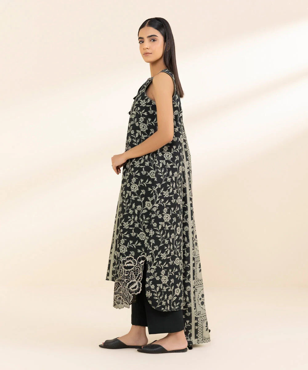 Sapphire Khaddar Three Piece Suit SP-KHD-GRY07