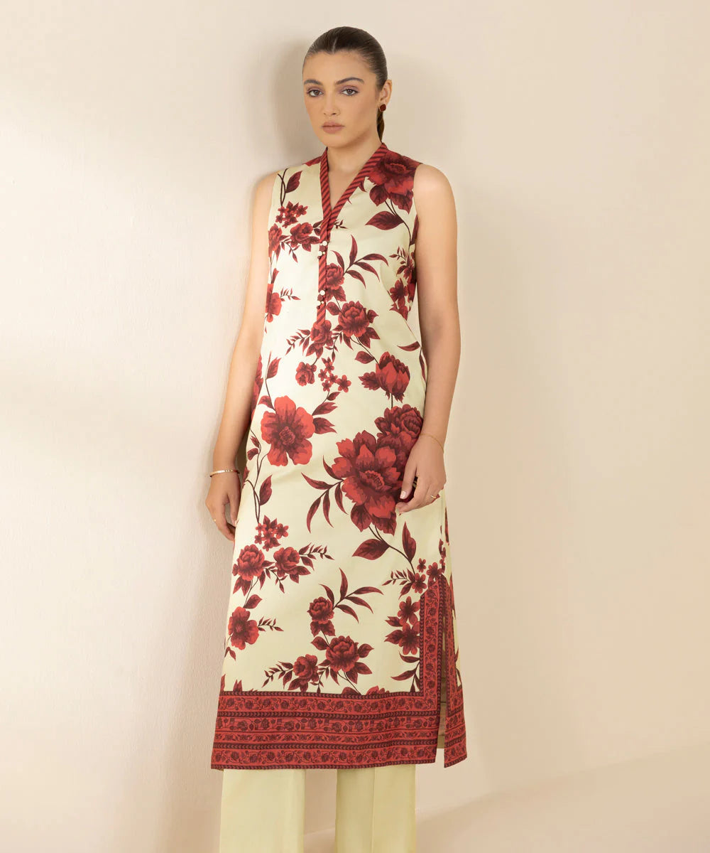 Sapphire Cotton Viscose Three Piece Suit SP-VC-RD01