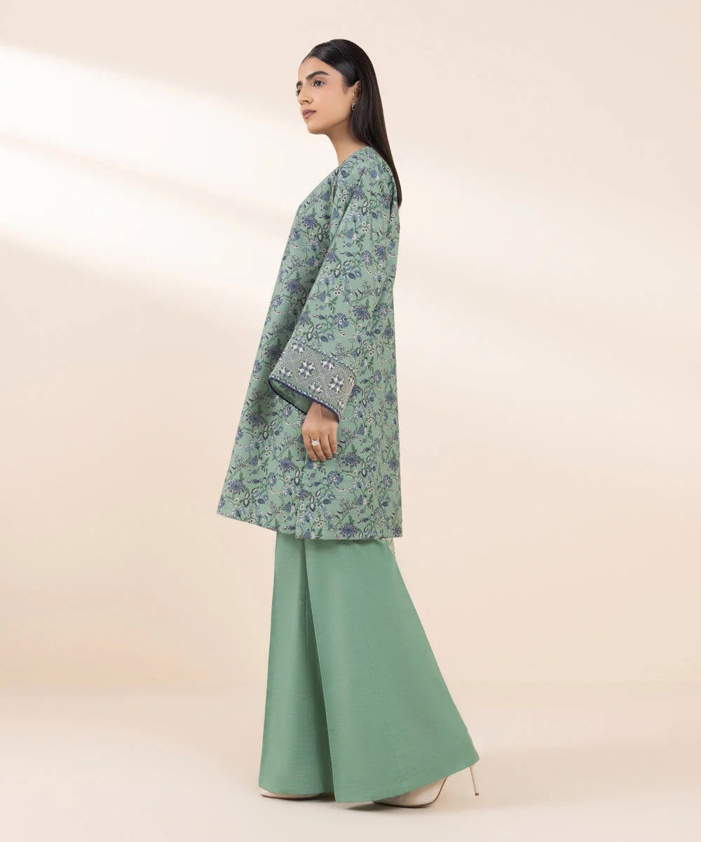 Sapphire Khaddar Three Piece Suit With Wool Shawl SP-KHD-GR05