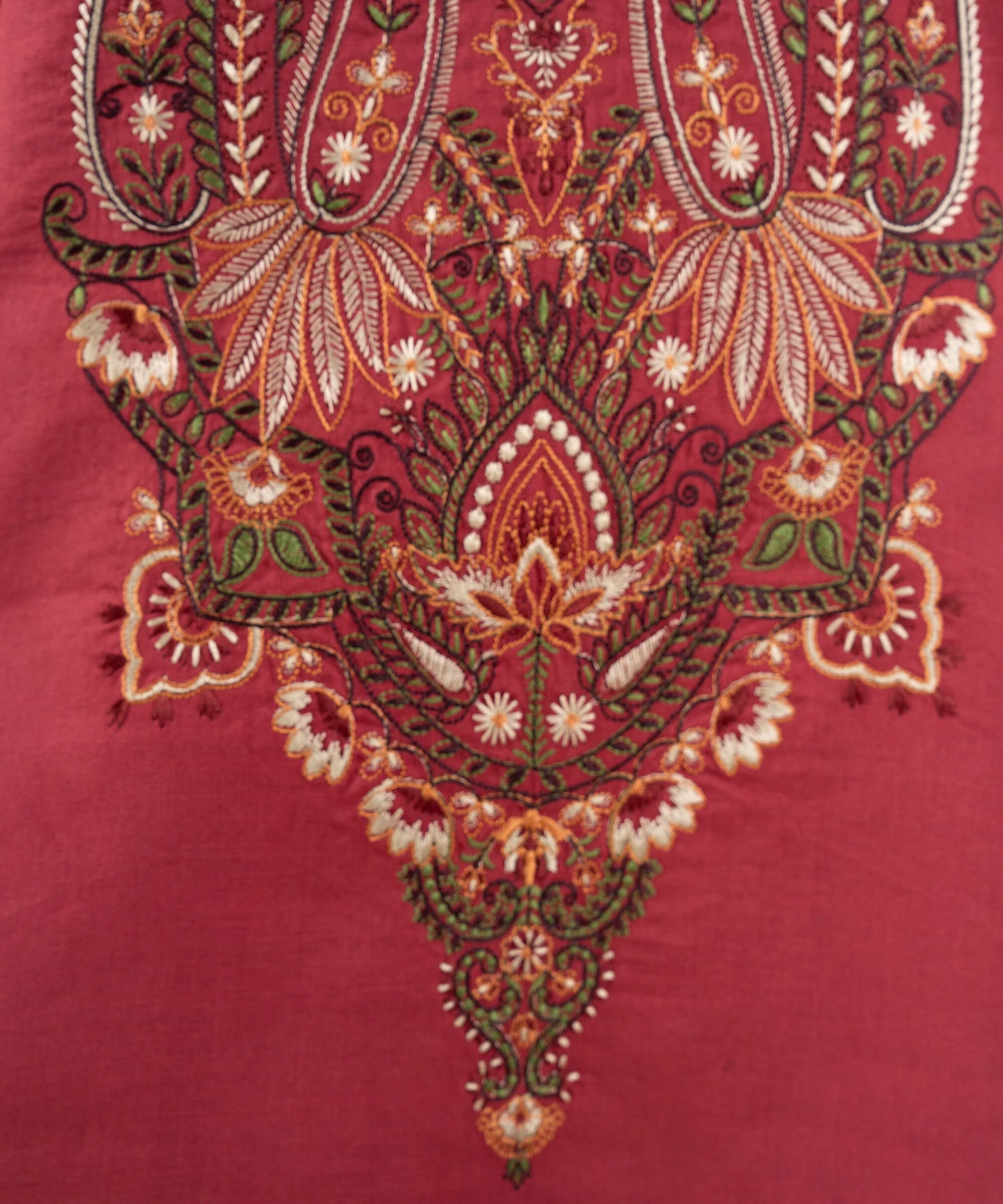 Sapphire Embroidered Cotton Three Piece Suit With Farshi Shalwar SP-CT-RD04