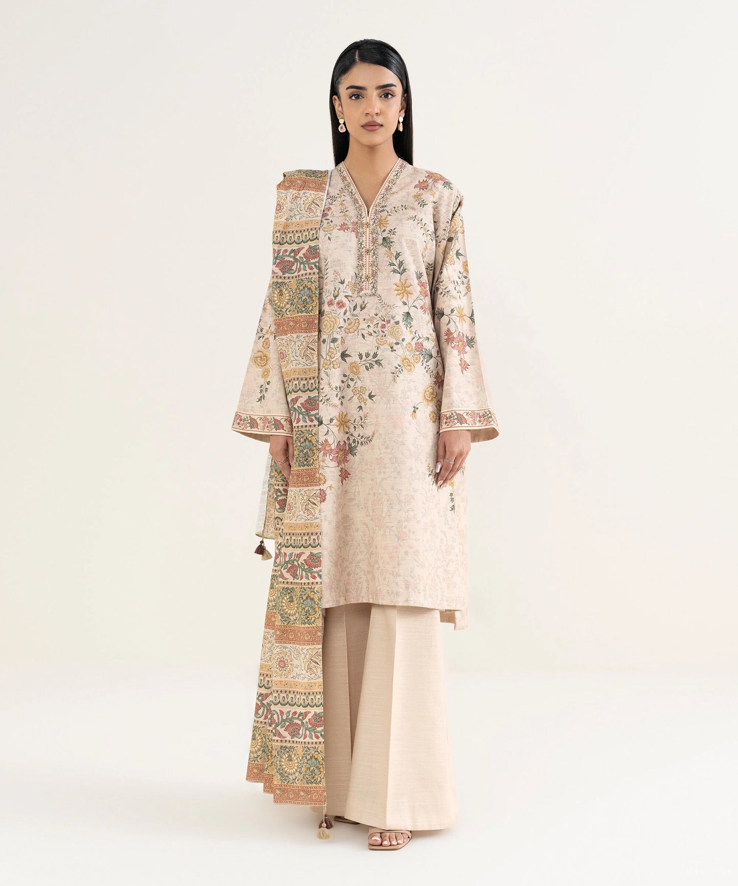 Sapphire Khaddar Three Piece Suit SP-KHD-BG02