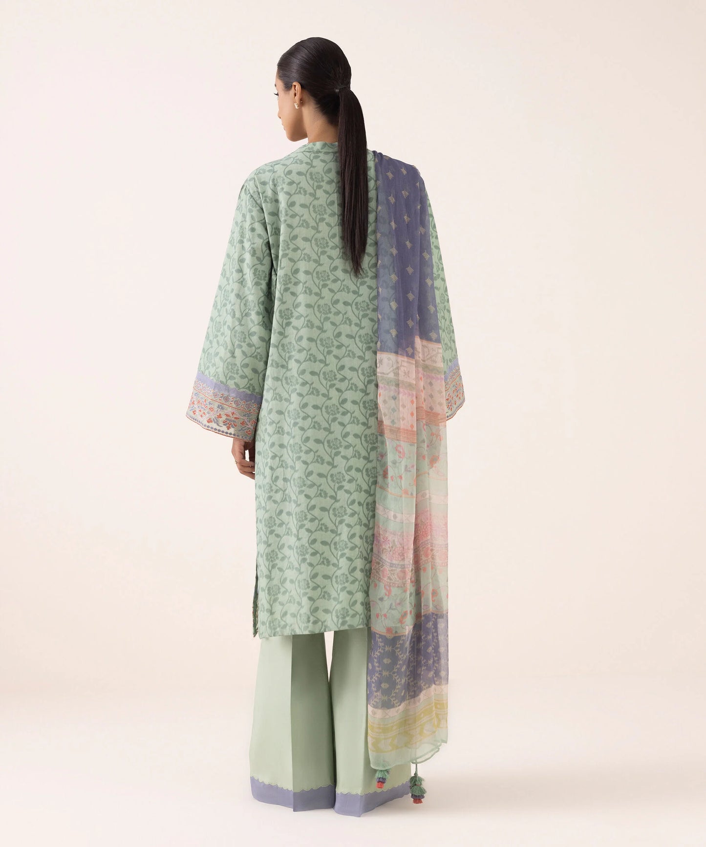 Sapphire Embroidered Jacquard Three Piece Suit SP-JQ-GR01