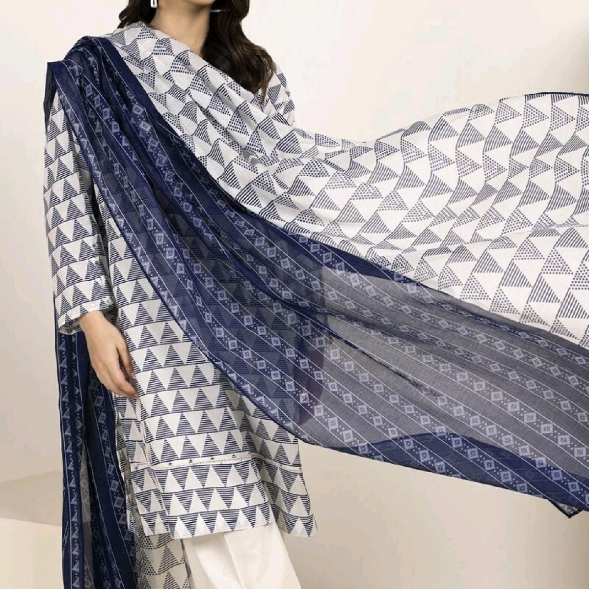 khaadi lawn summer tailored stiched Pakistani trouser kameez dupatta