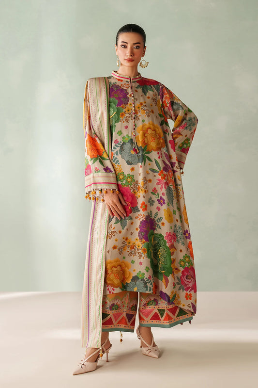 Baroque Viscose Linen Three Piece Suit BR-VC-PNK03