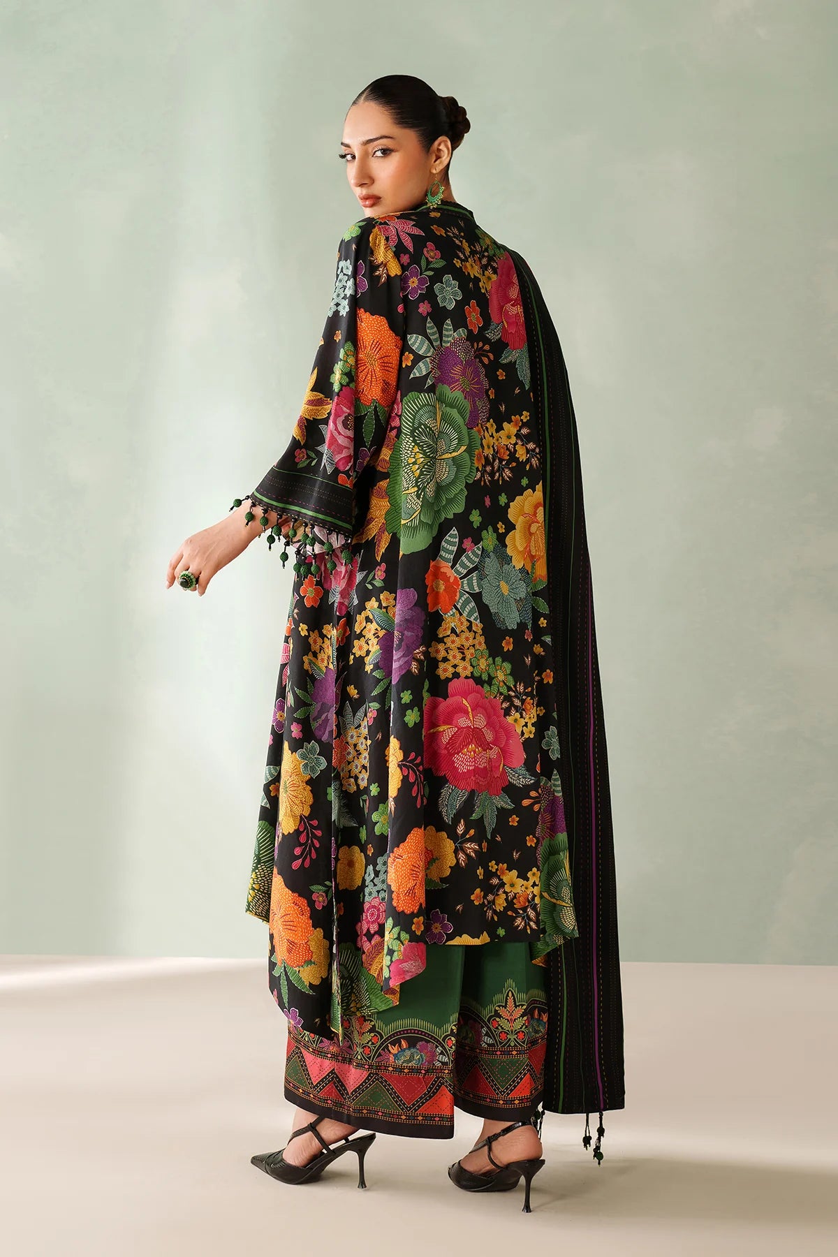 Baroque Viscose Linen Three Piece Suit BR-VC-MULT02